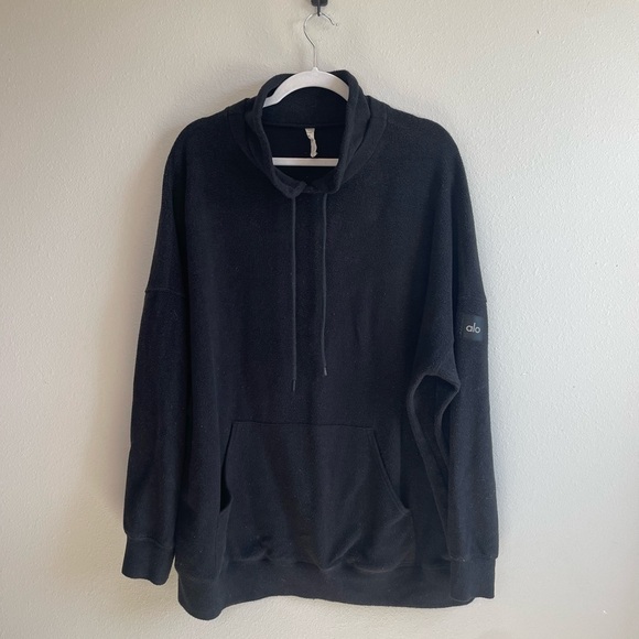 Alo Black Tranquil Polar Fleece - Picture 3 of 7